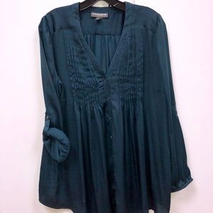 A Pea in the Pod Emerald Blouse